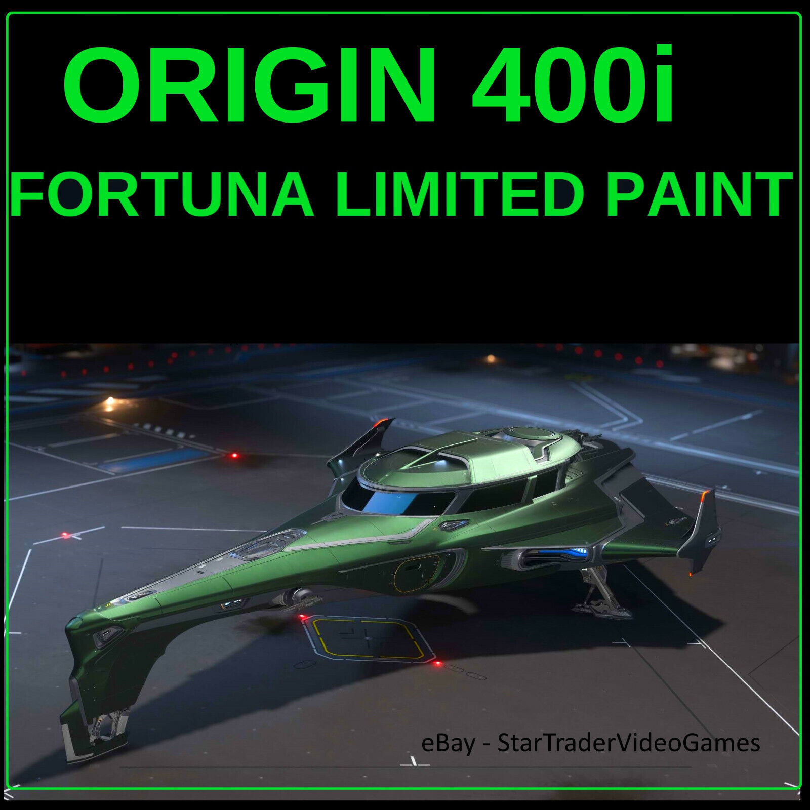 STAR CITIZEN PAINTS – ORIGIN 400i FORTUNA LIMITED PAINT / SKIN