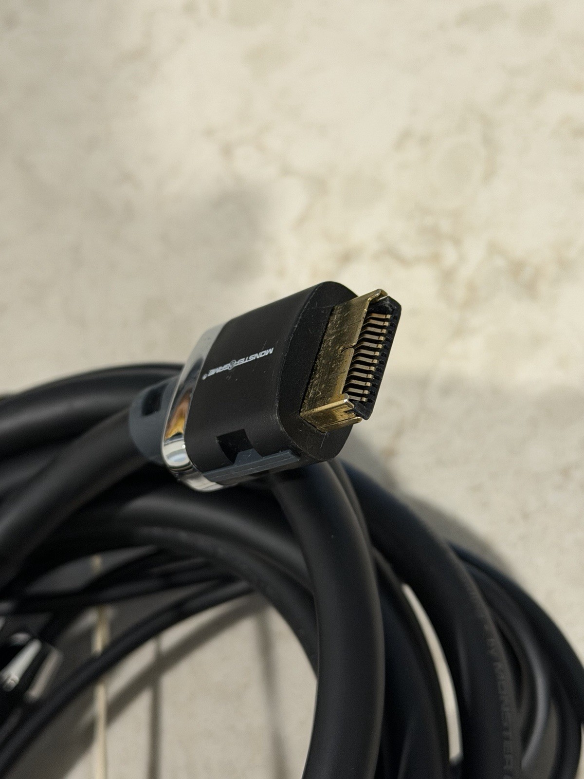 Monster Game Component AV Cable Gold Plated Tip for Sony PlayStation 2 3 PS2 PS3