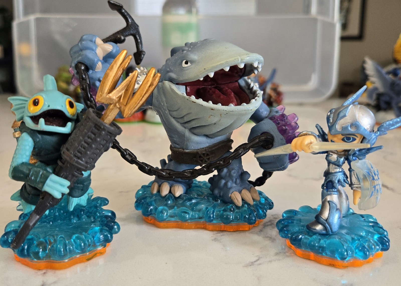 Skylanders Giants Water Element Figures – Lot of 5