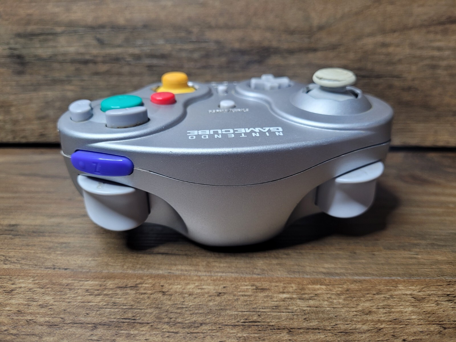 Nintendo Gamecube Wavebird Wireless Controller – Platinum( No Dongle Or Back)