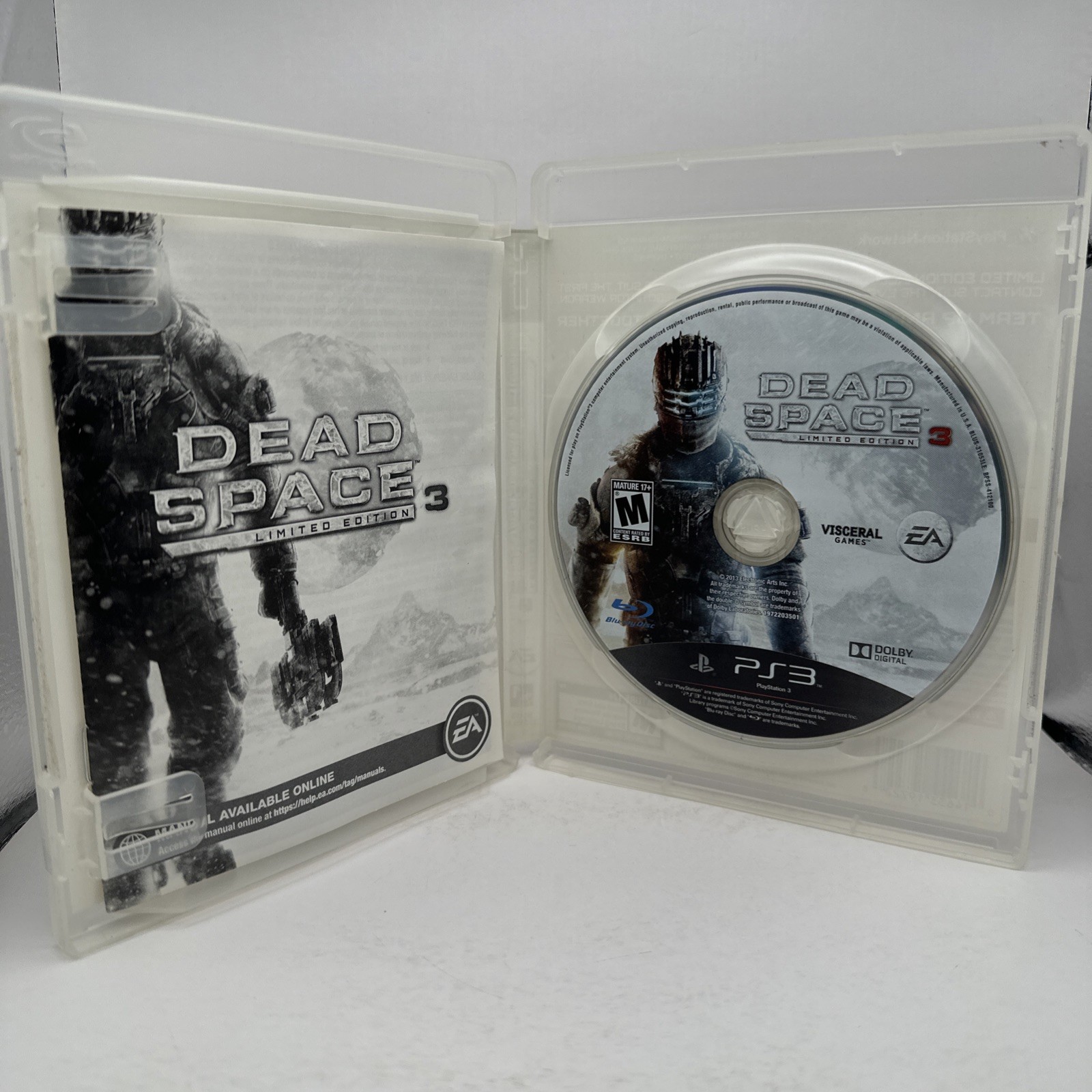 Dead Space 3 Limited Edition PS3 PlayStation 3 Complete CIB w Manual Excellent