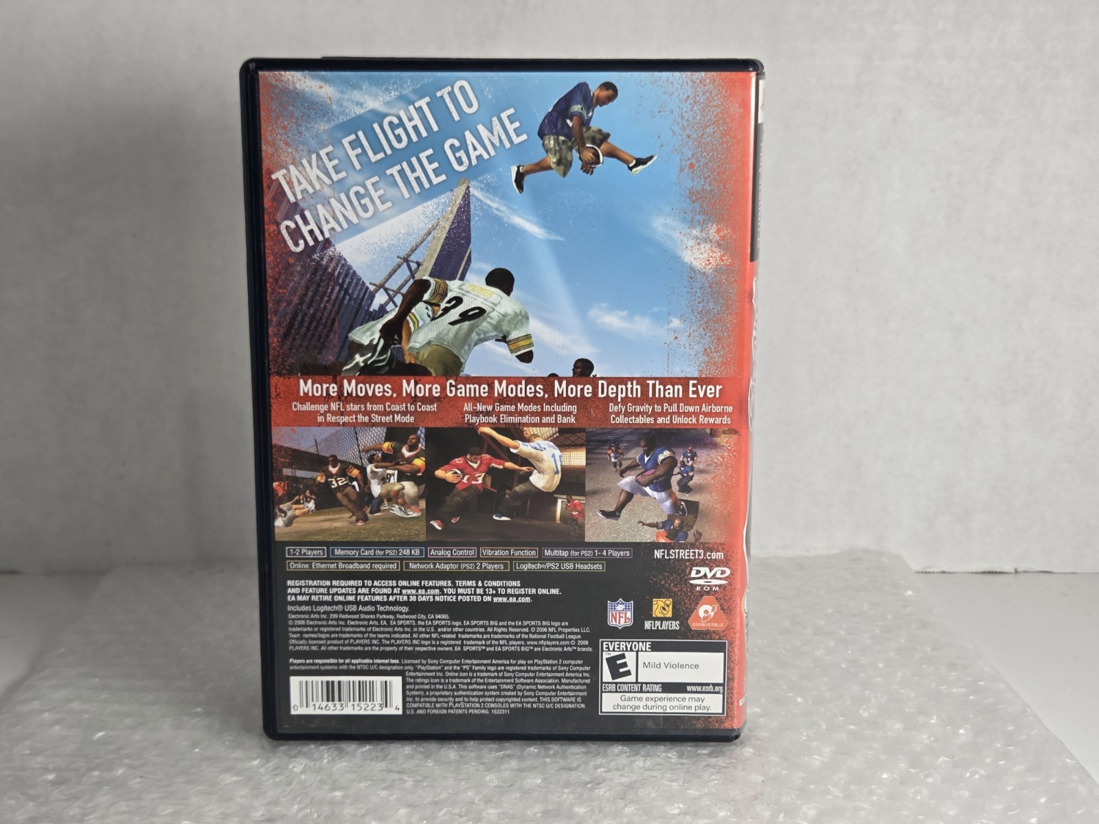 NFL Street 3 PS2 Sony PlayStation 2 Complete In Box CIB Tested EA Sports Big OEM