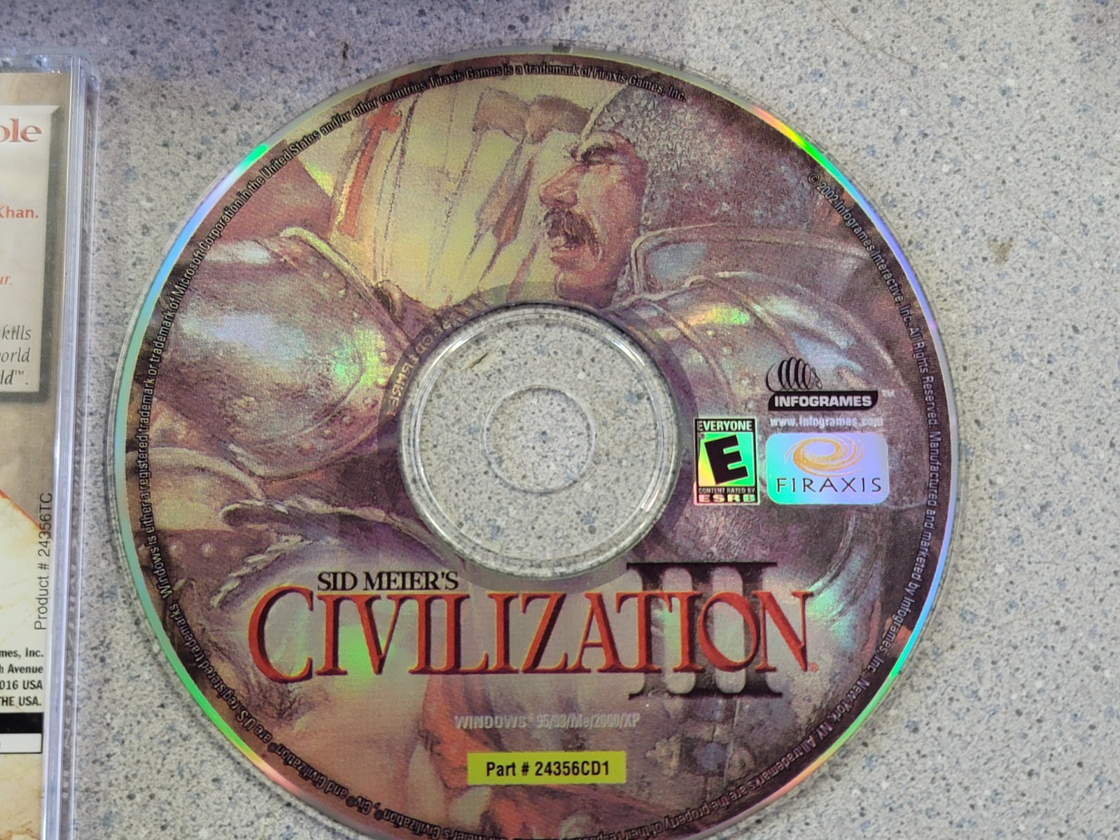WINDOWS PC – CIVILIZATION III GOTY EDITION & PLAY THE WORLD EXPANSION – NM DISCS