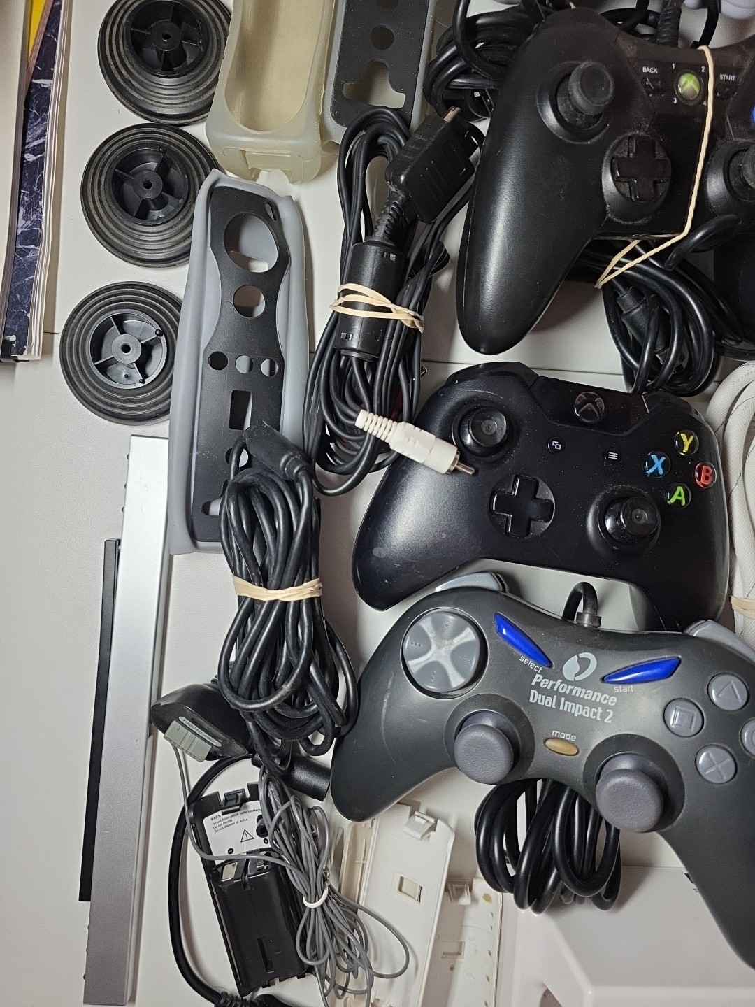 Lot Of 3rd Party Video Game Controllers & Accessories For Wii Xbox PS – Untested