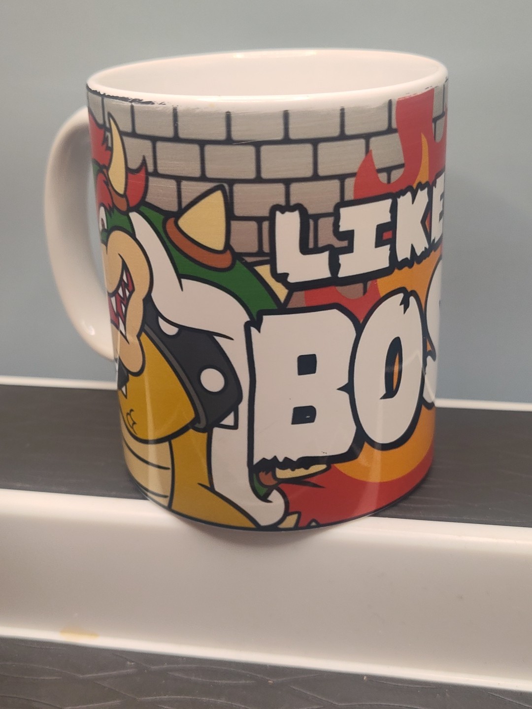 Super Mario Bros “Like A Boss” Bowser 16 oz Ceramic Mug Licensed Nintendo