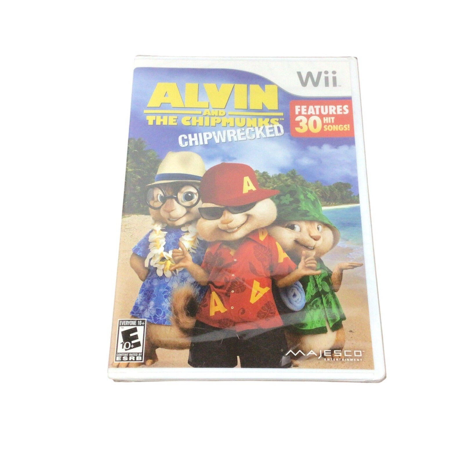 Alvin and the Chipmunks: Chipwrecked (Nintendo Wii 2011) New/Damaged Seal