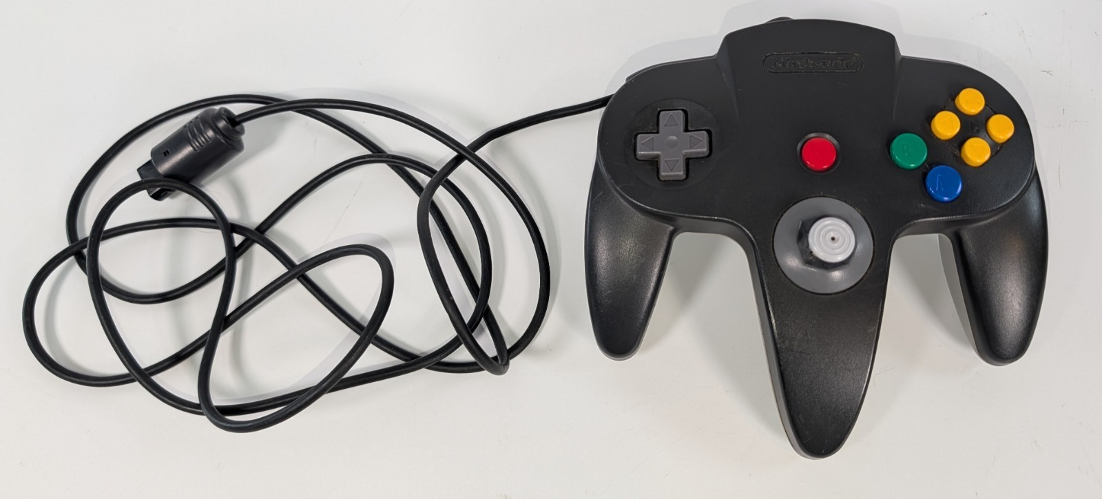 Nintendo 64 Controller Black And Gray OEM NUS-005 – Tested