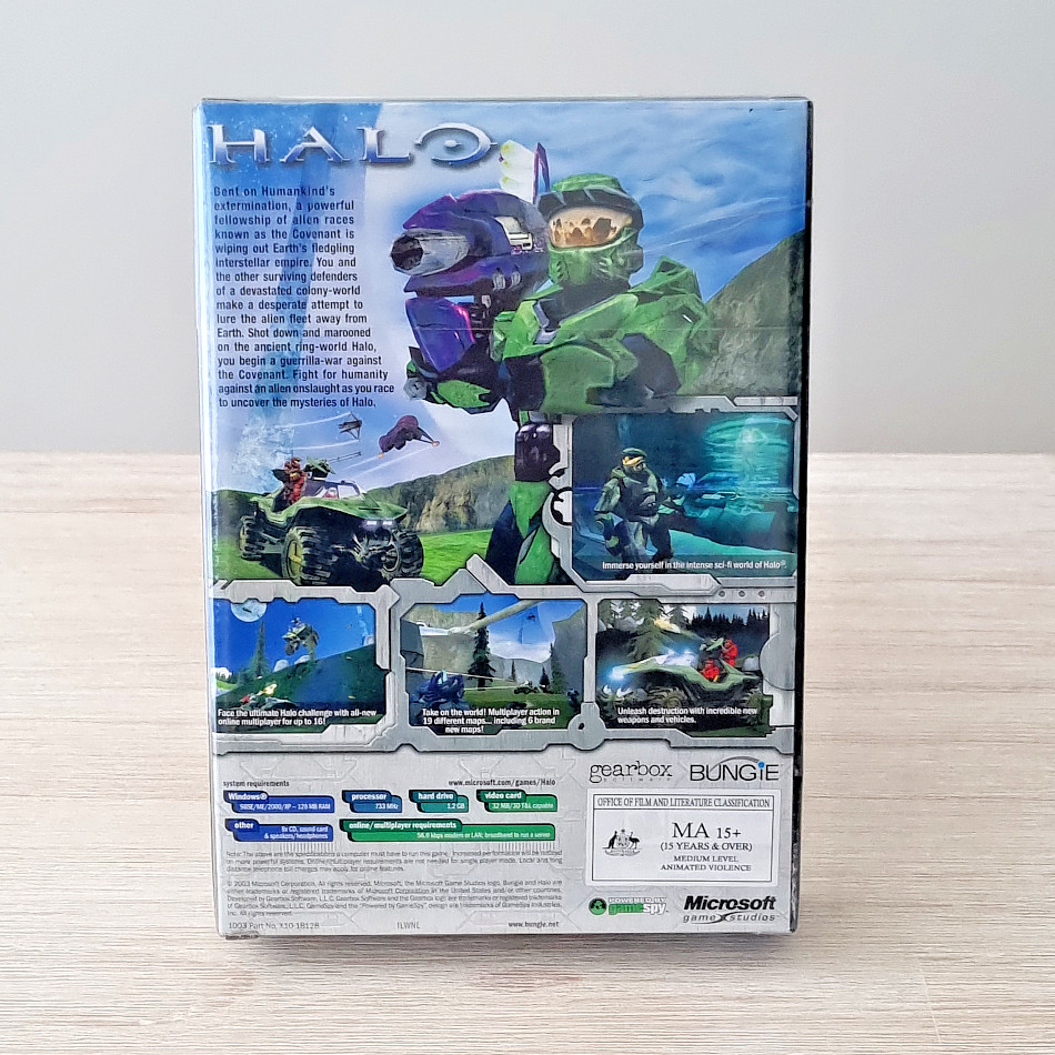 2003 Rare Oz PC Version of HALO: COMBAT EVOLVED | Sealed