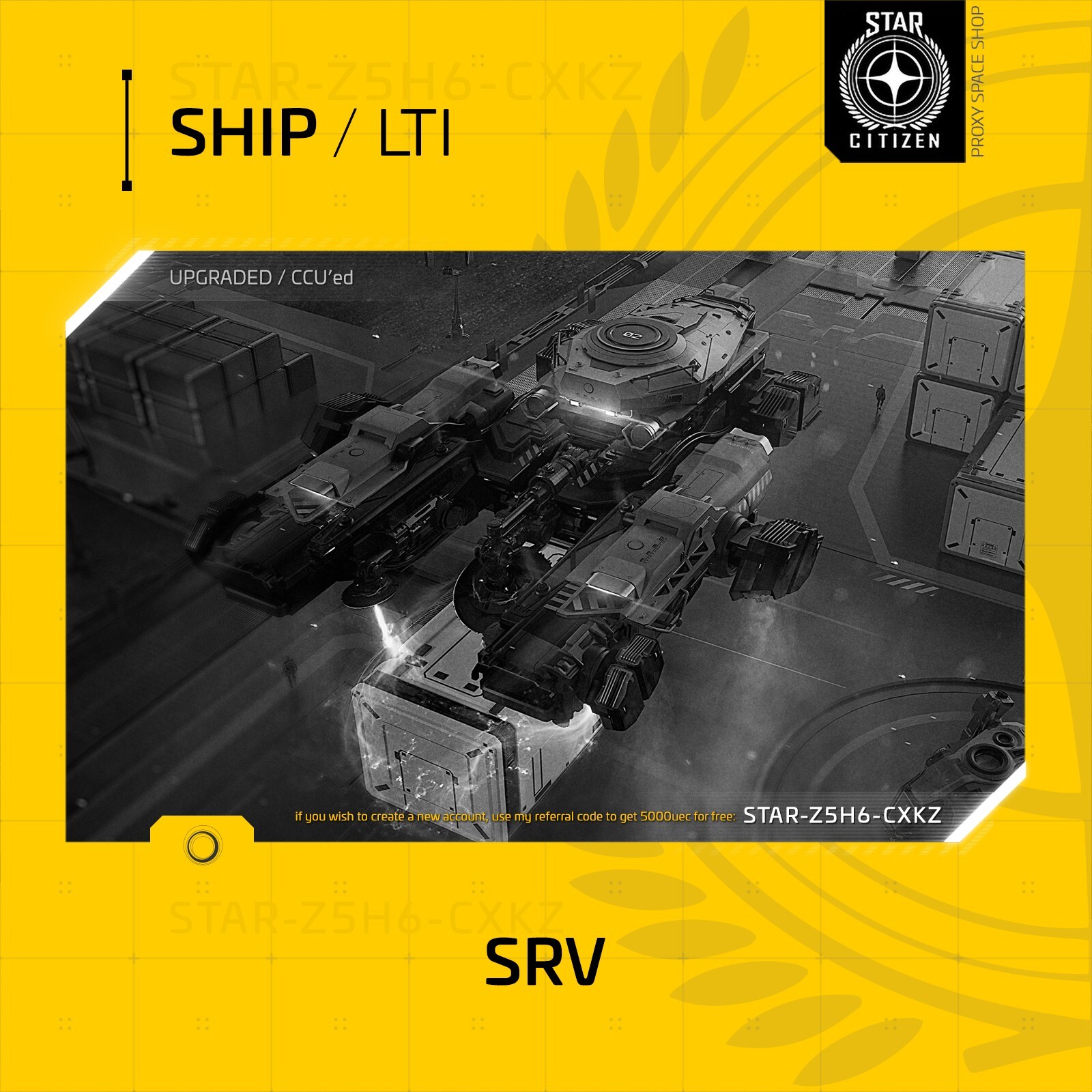 Star Citizen – ARGO SRV – LTI – (Lifetime Insurance)