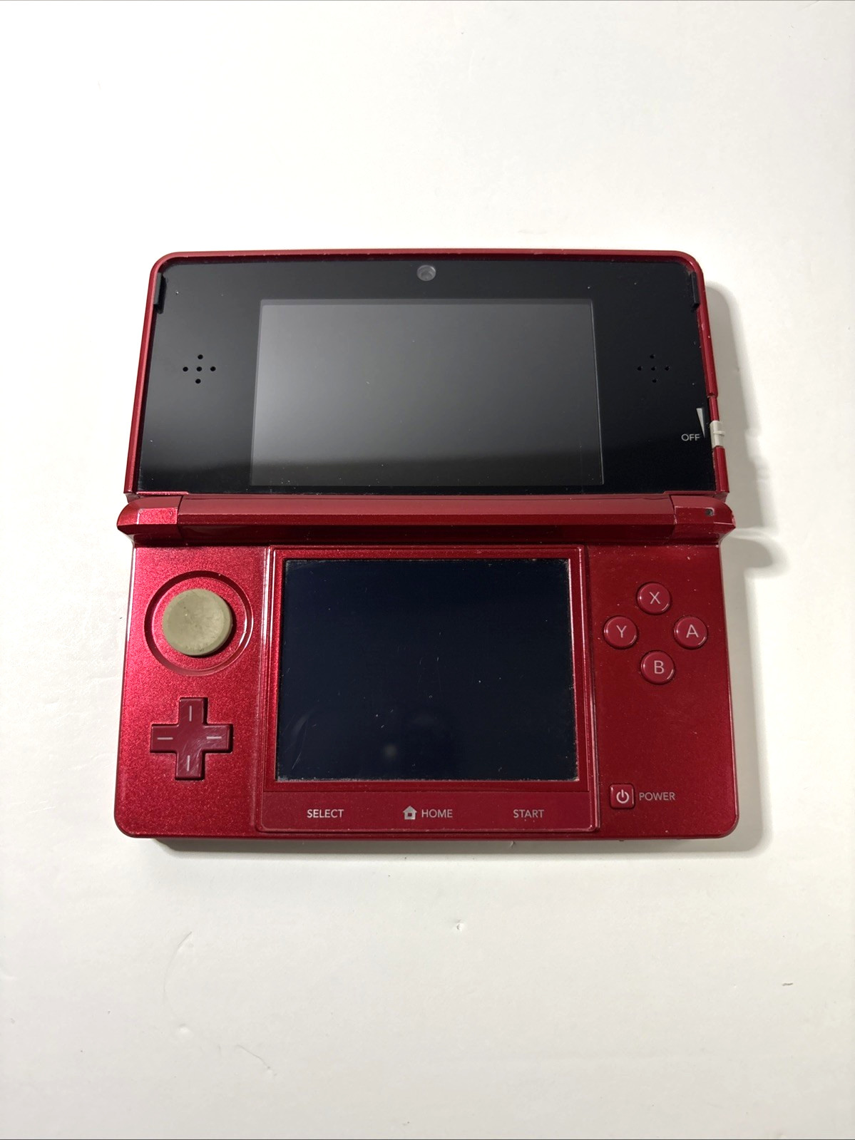 Nintendo 3DS Flame Red – Complete In Box – Includes Super Mario 3D Land – Tested