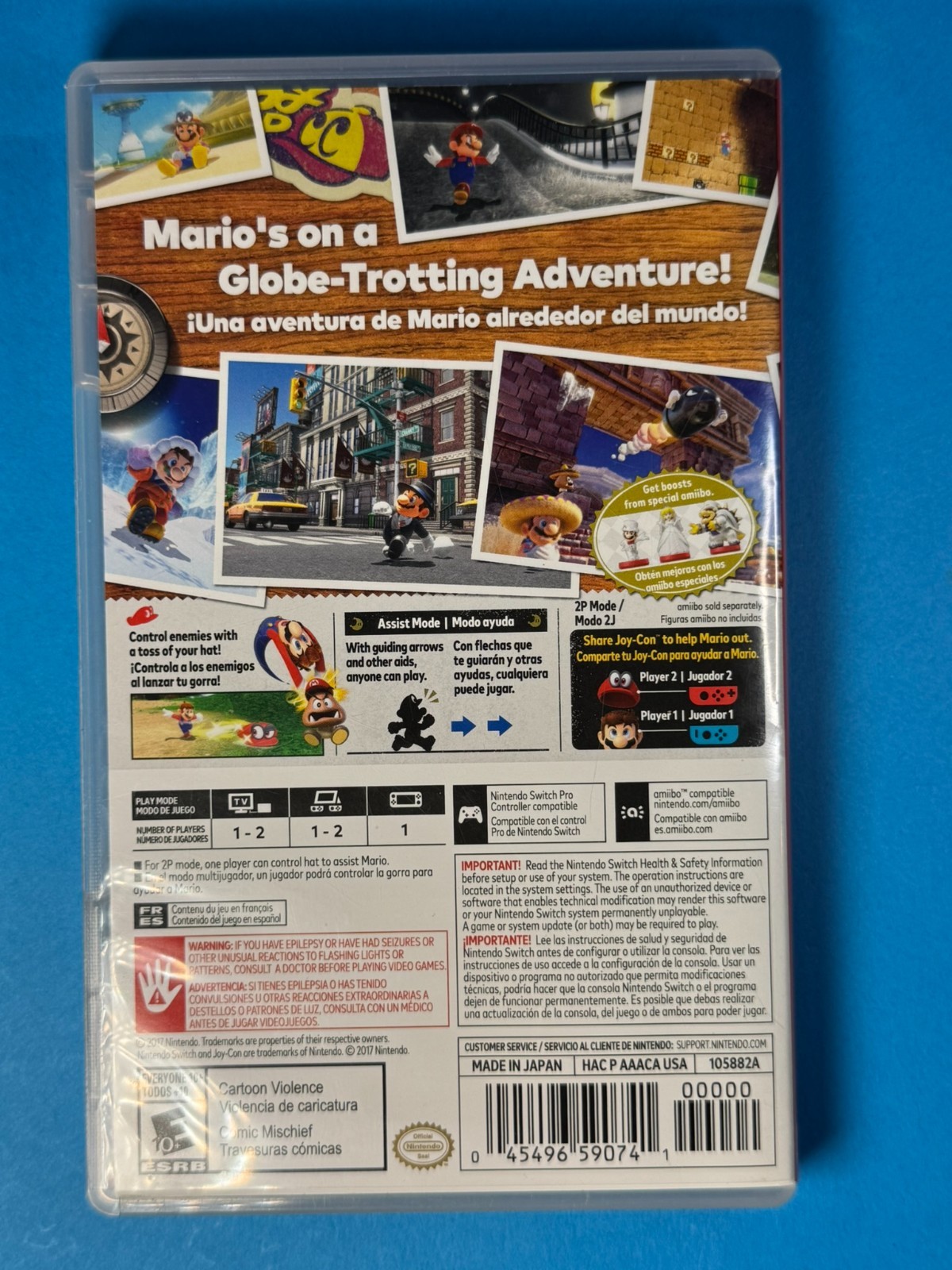 Super Mario Odyssey (Nintendo Switch, 2017) CIB