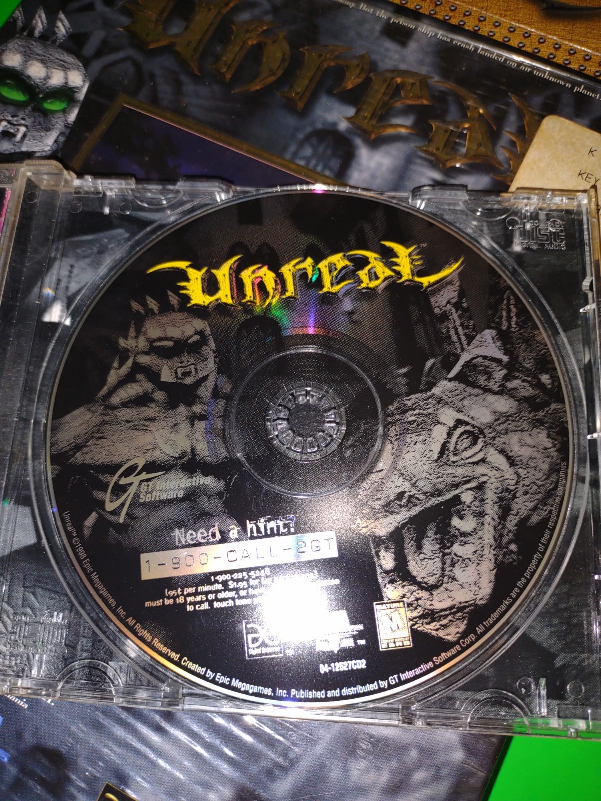 Big Box Unreal Tournament PC CD ROM Game by GT Interactive Non-Shadow Box
