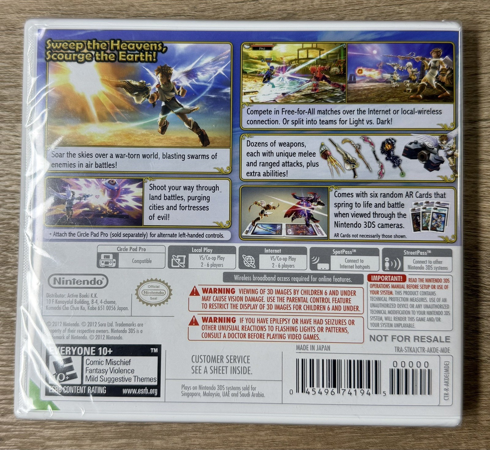 Kid Icarus Uprising (Nintendo 3DS) Game Sealed