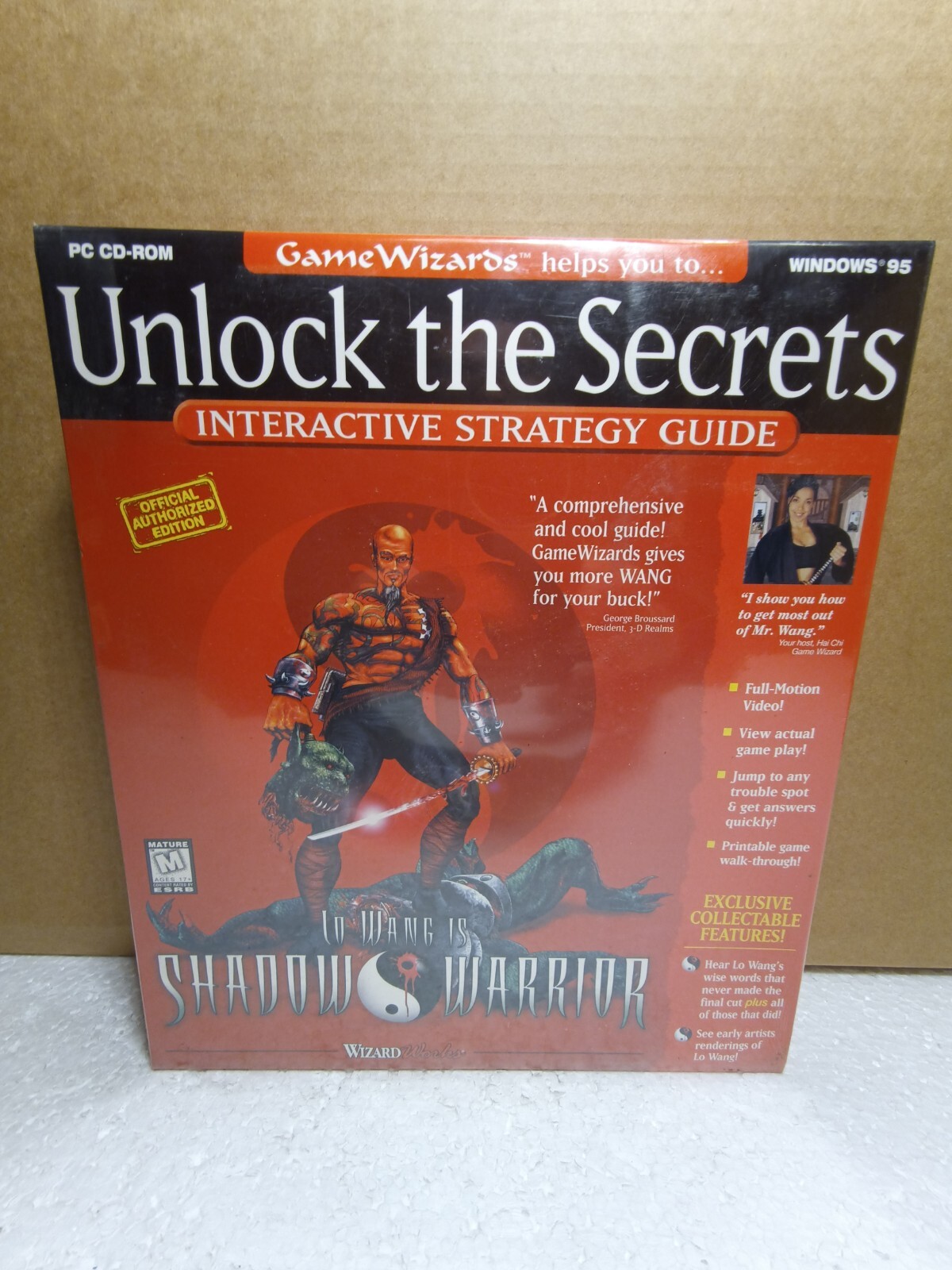 Unlock The Secrets Lo Wang Is Shadow Warrior PC Big Box, NEW Factory Sealed!