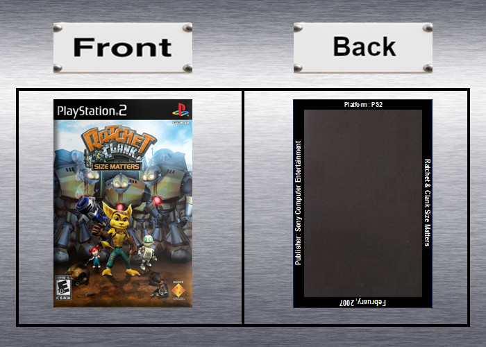 Ratchet and Clank 1,2,3,4,5 Video Game Box Art *PS2* High Quality Magnet / Set