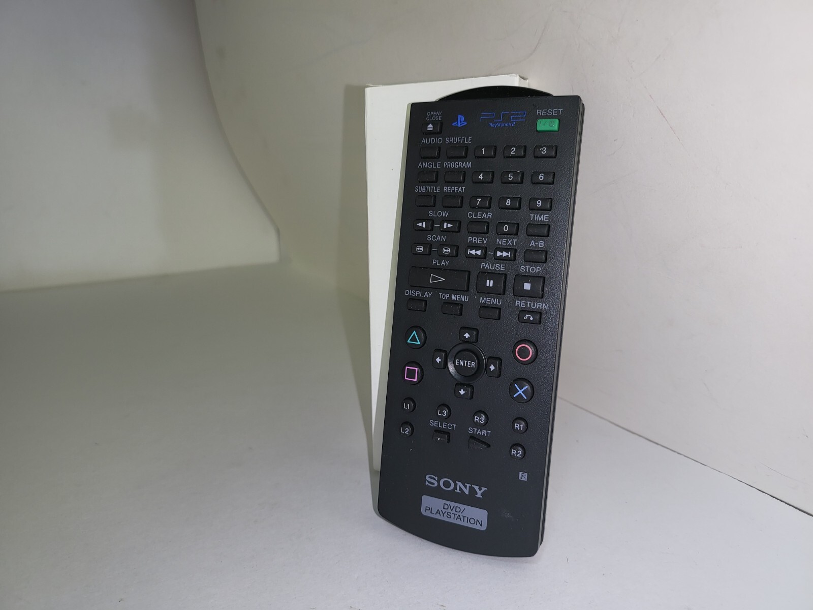 NEW OEM Sony PlayStation 2 PS2 DVD Remote Control for SLIM ONLY Built in IR #19E