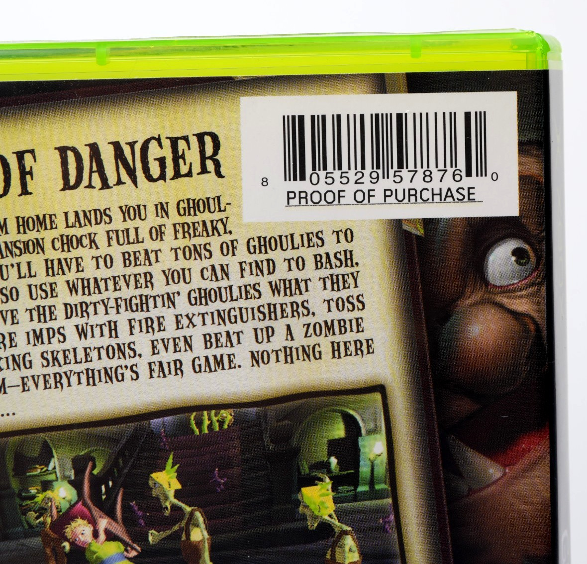 Vtg 2003 XBOX Grabbed By The Ghoulies Game – CIB