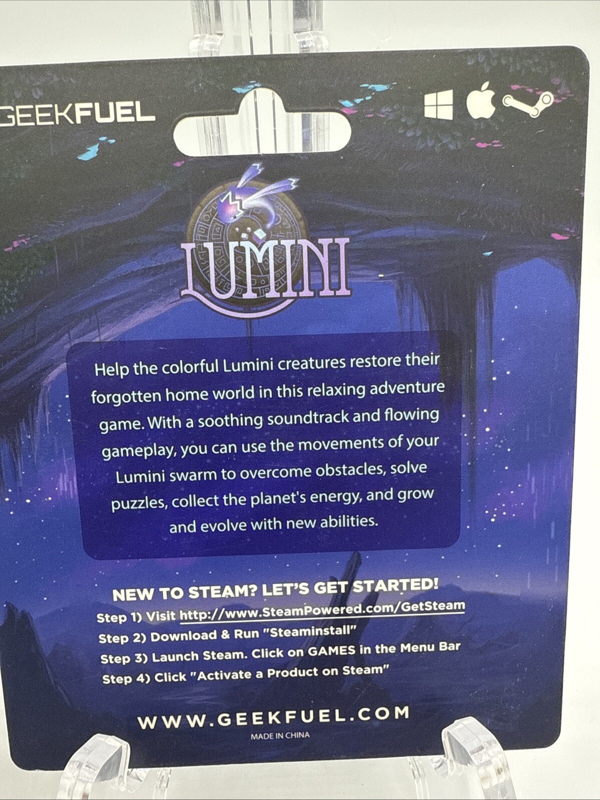 Steam Games Geekfuel Prepaid Cards – Deponia and Lumini