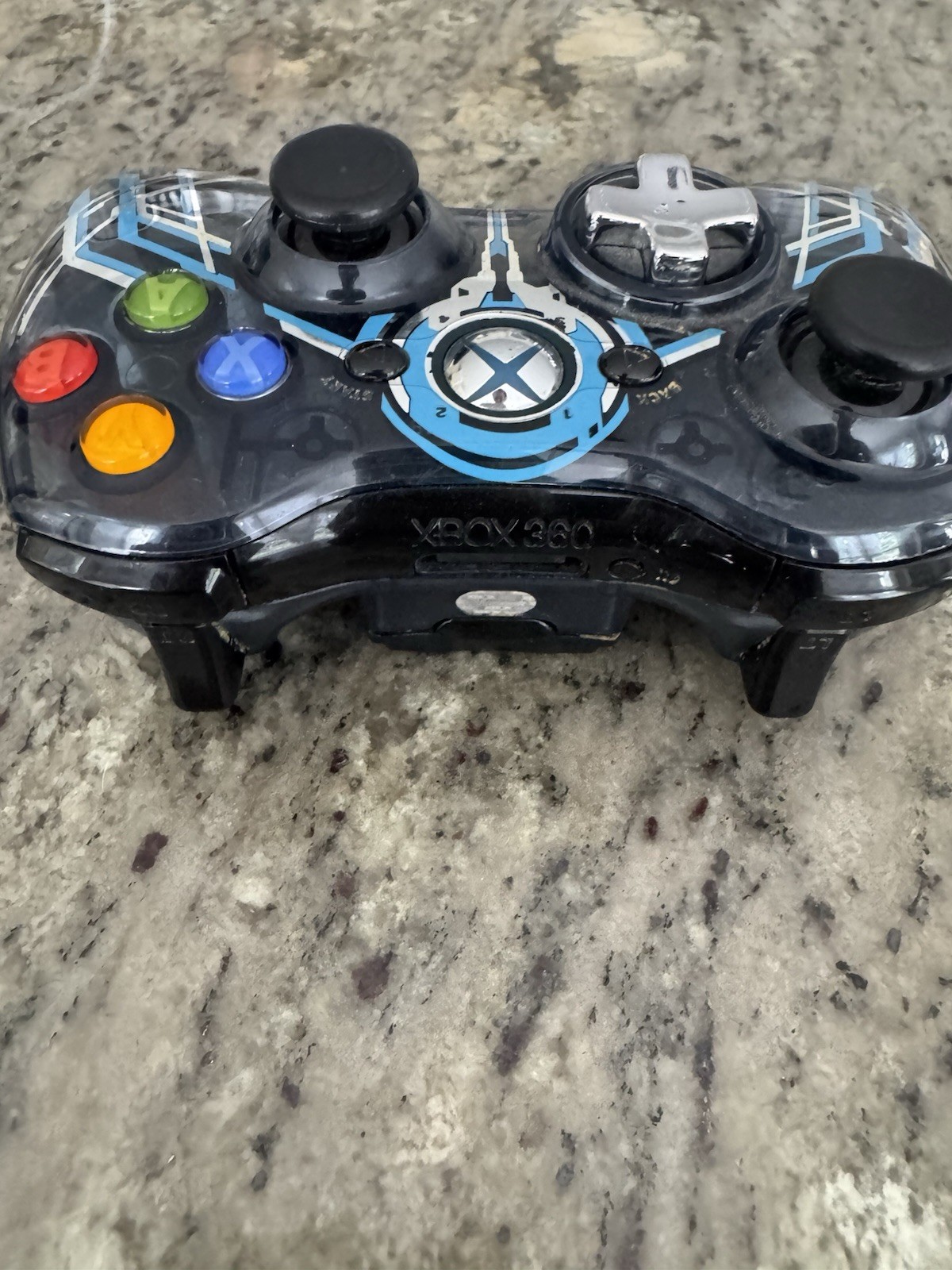 halo 4 xbox 360 controller with Battery