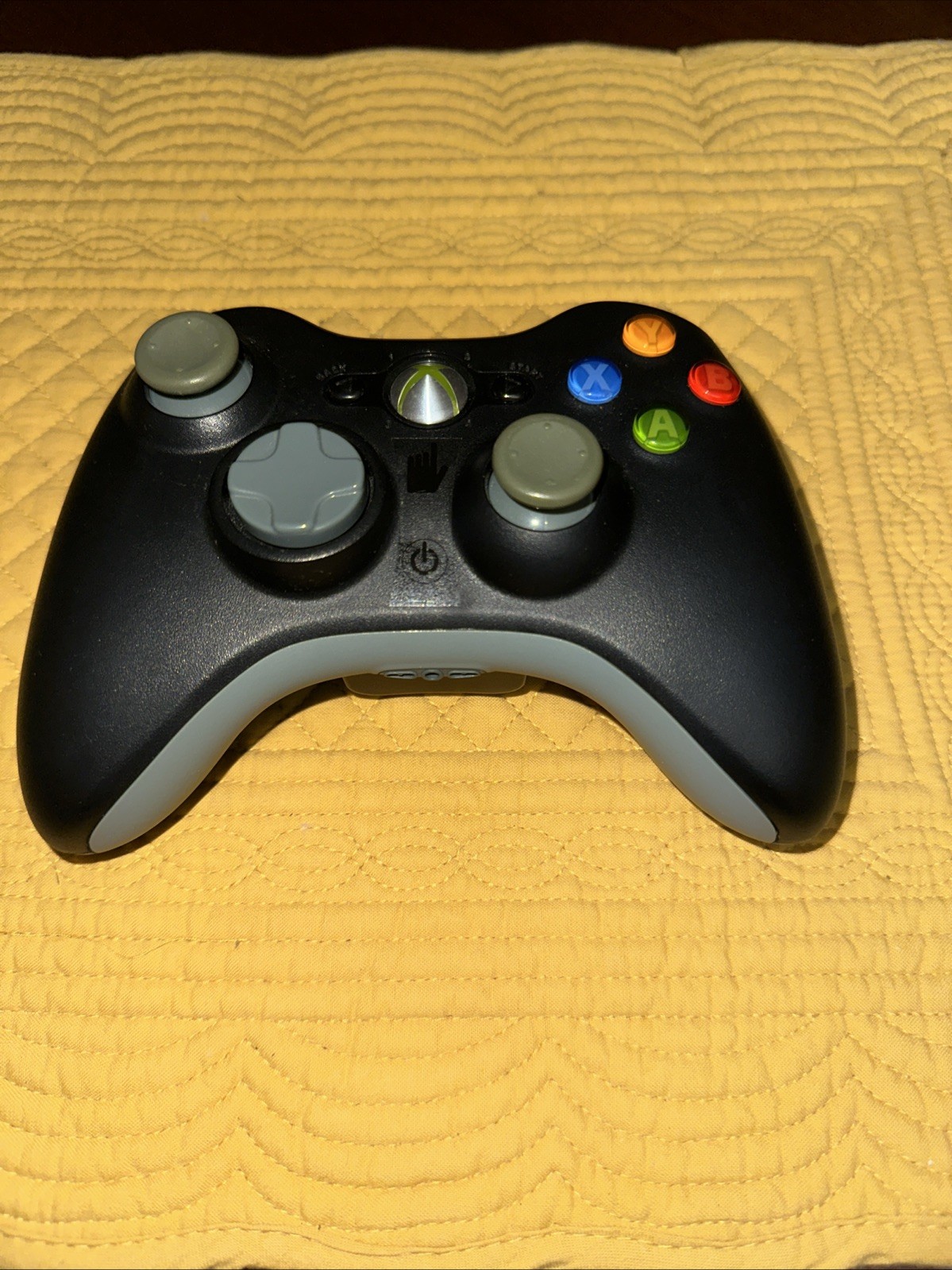 OEM Microsoft Xbox 360 Black And gray Wireless Controller Tested