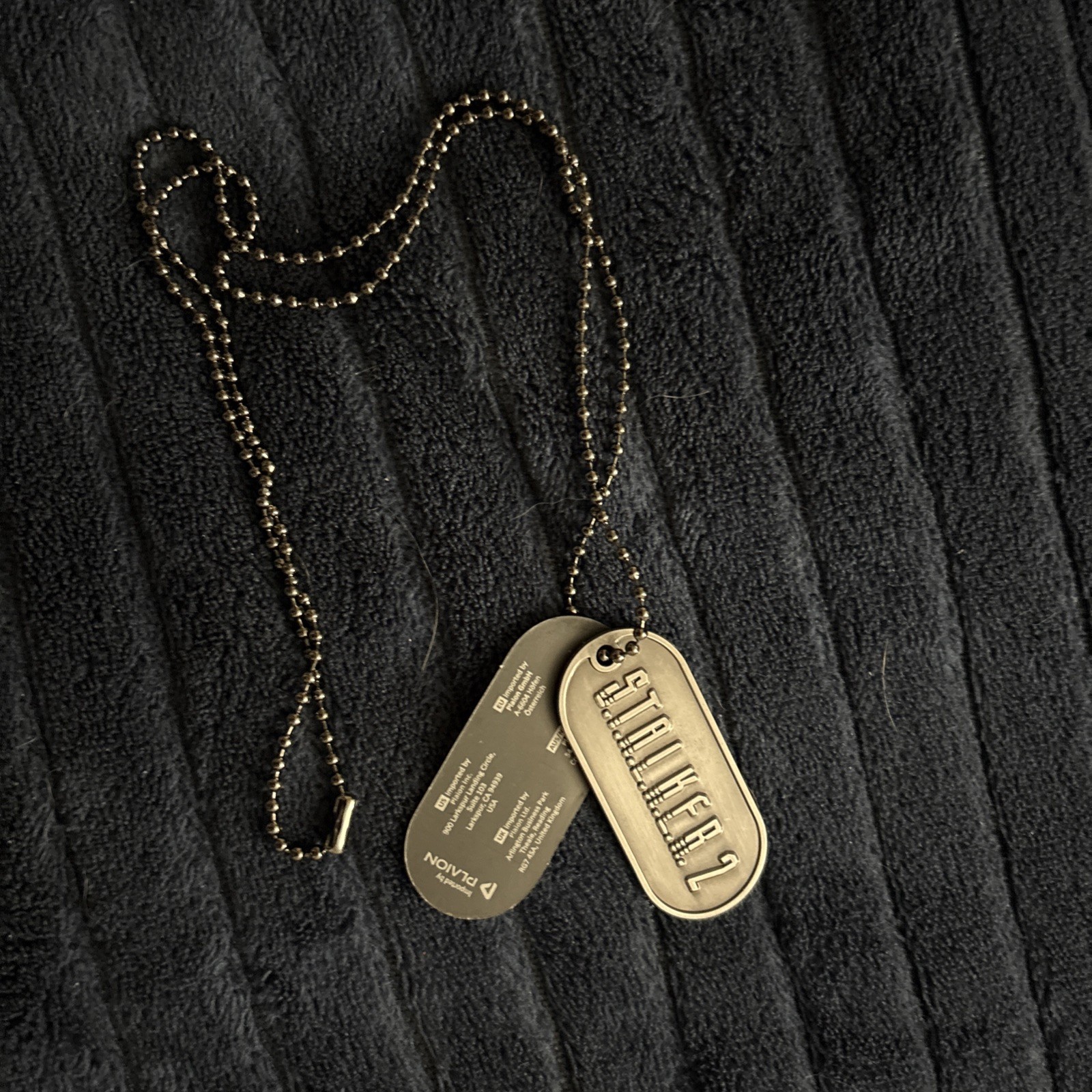 Stalker S.T.A.L.K.E.R. 2 Heart of Chornobyl Very Rare Dog Tag Necklace