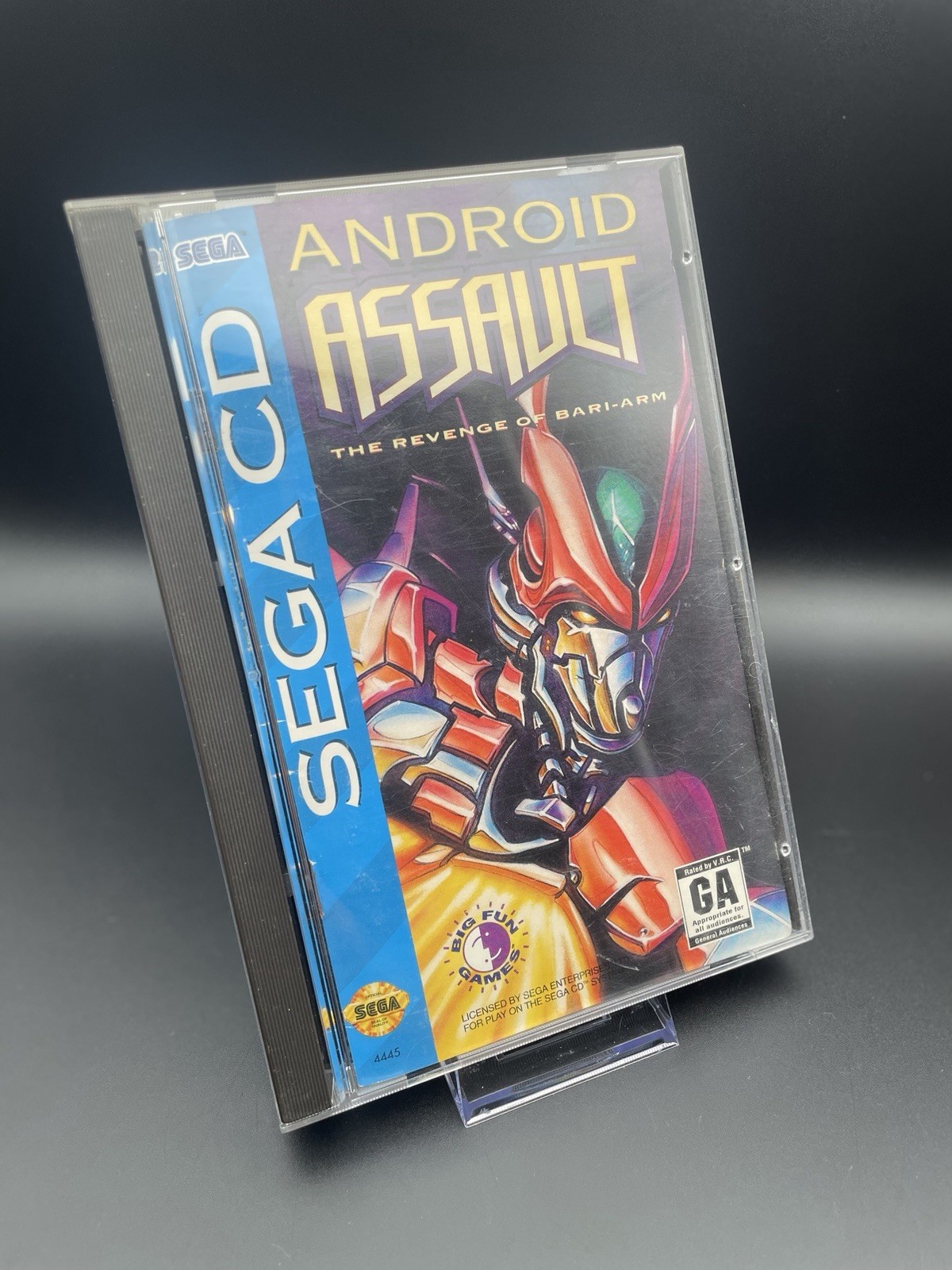 Android Assault: The Revenge of Bari-Arm (Sega CD) Complete – Tested – Authentic