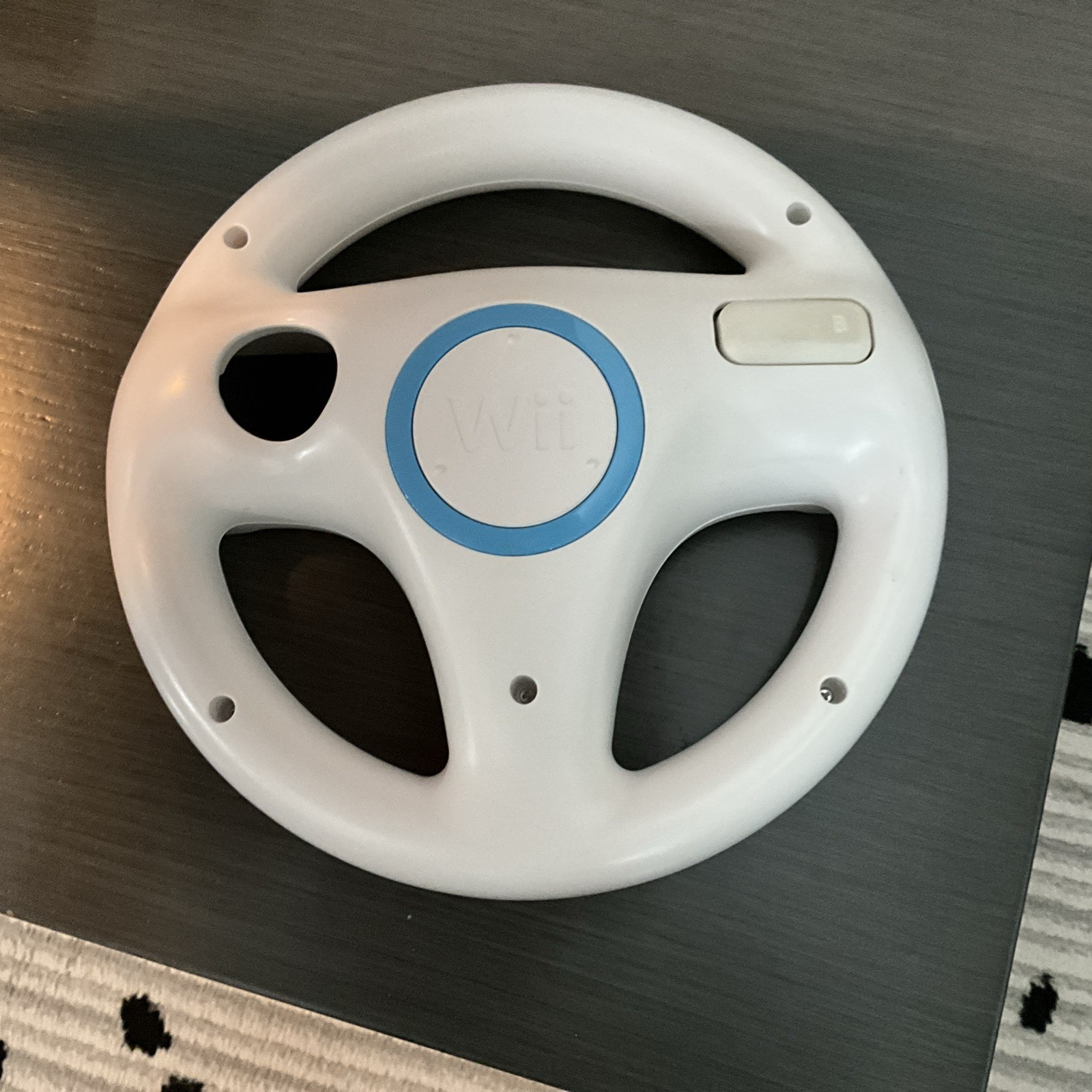 Nintendo Wii Wheel RVL-024 White Steering Wheel Controller Attachment for Wii