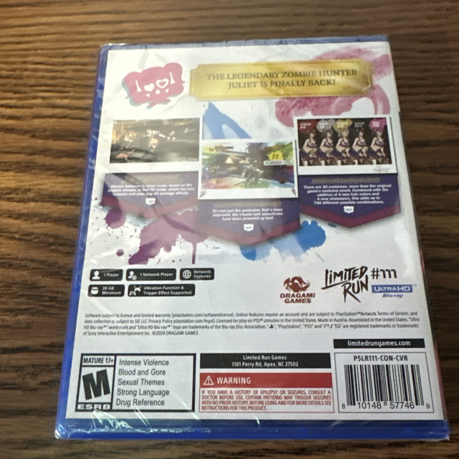 Rare SoHo NYC Exclusive Lollipop Chainsaw Repop PS5 Brand New