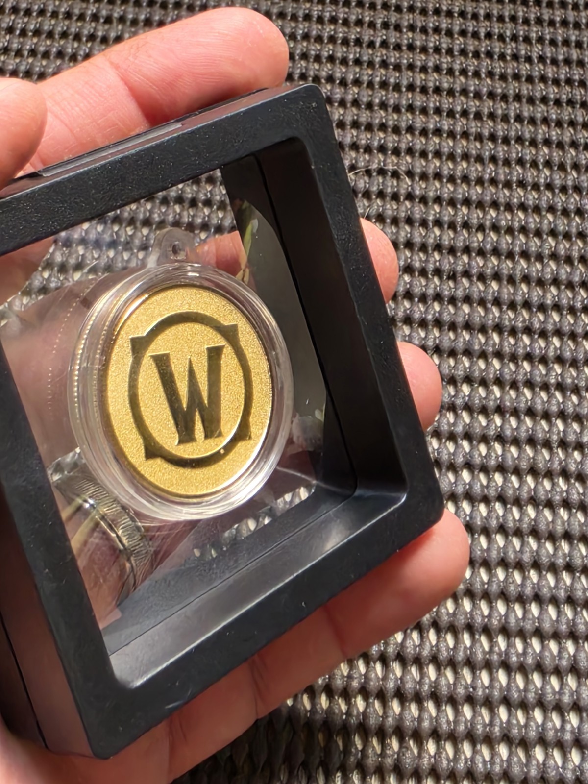 Blizzard Gear Store China World Of Warcraft Alliance 24K GP Plated Coin + COA