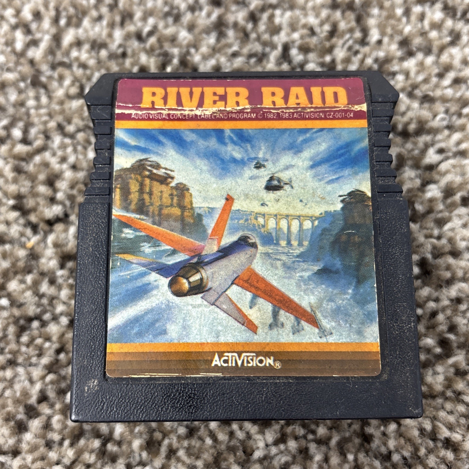 RIVER RAID Atari 400 / 800 / 1200 / XL / XE Cartridge Activision 1983 Tested VGC