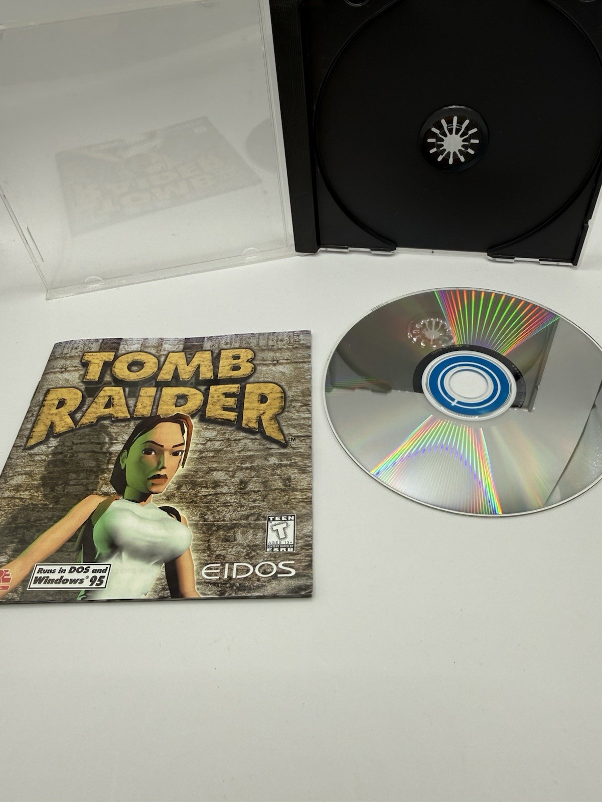Tomb Raider Eidos Interactive Complete Collection PC Games W/ Manual Demo Tested