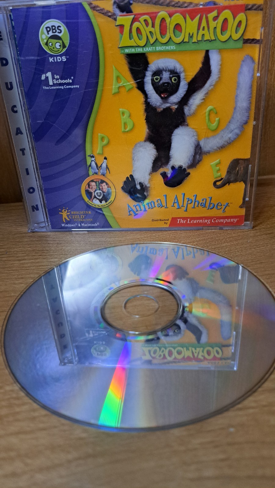 Video Game PC Zoboomafoo Animal Alphabet Discover animal A to Z
