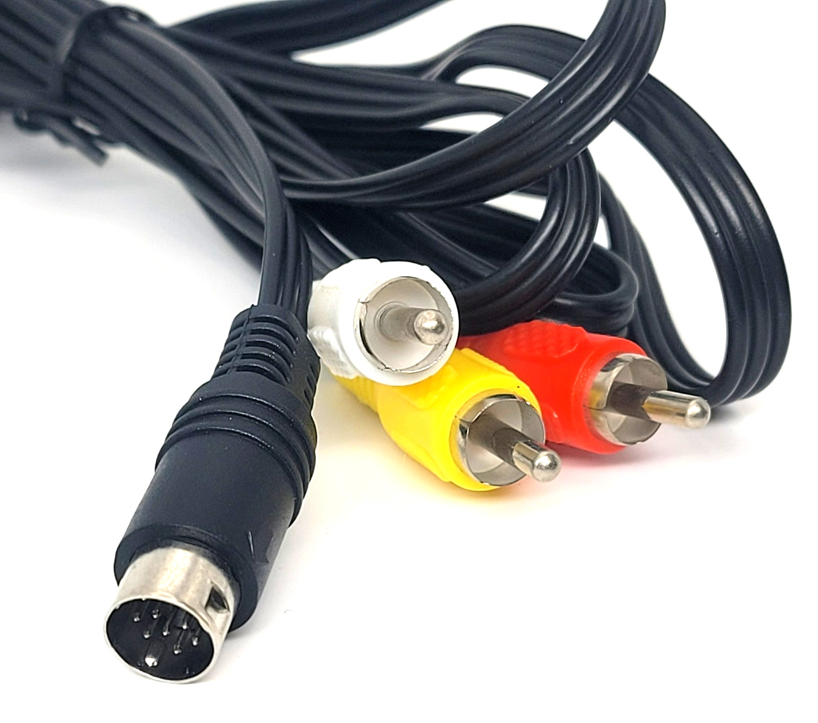Sega Genesis 2/3 AV Cable Replacement 6FT Composite RCA Audio Video Cord MK-1631