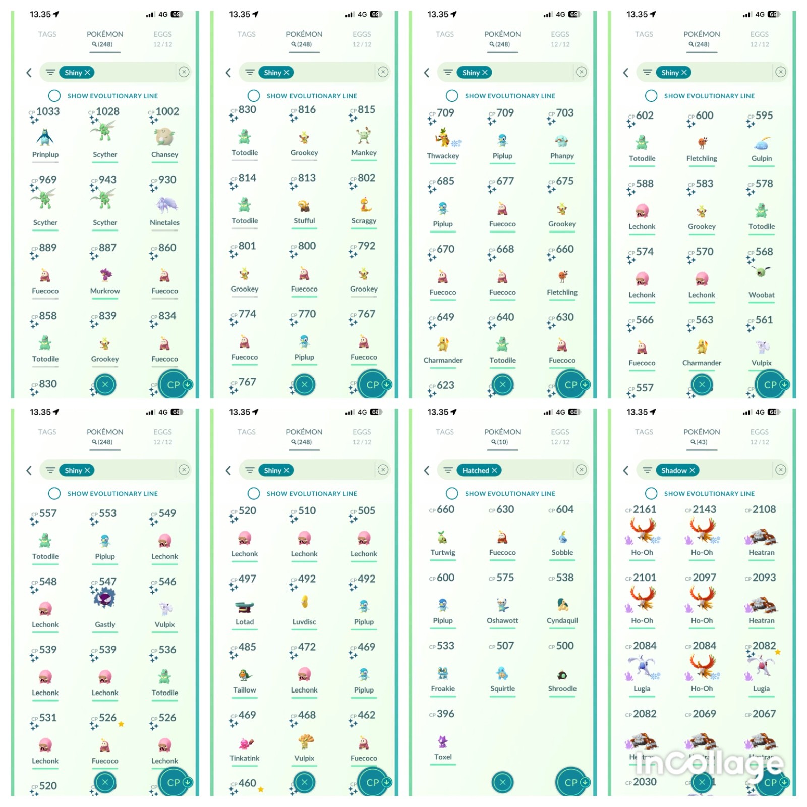 Poke AccGo|Lvl61|131Legendaries|248 Shinies|Instan Deliver 24/7