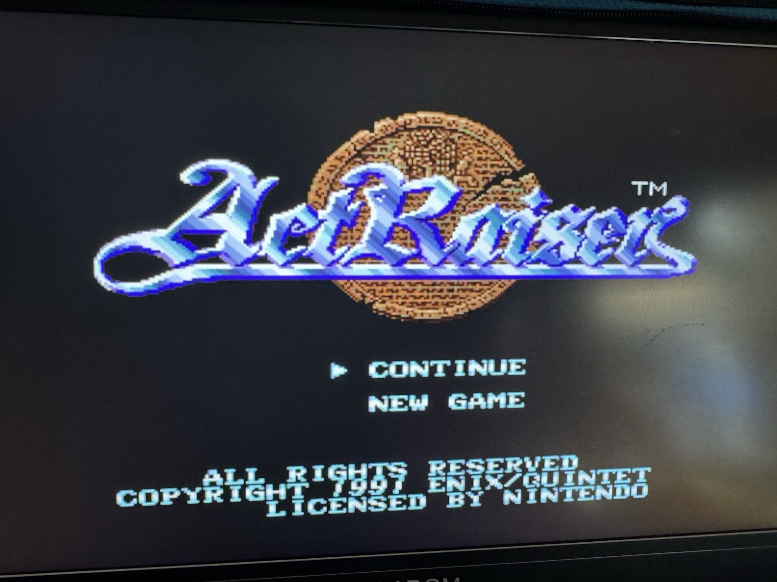 ActRaiser (Super Nintendo SNES, 1991) Tested Working Authentic