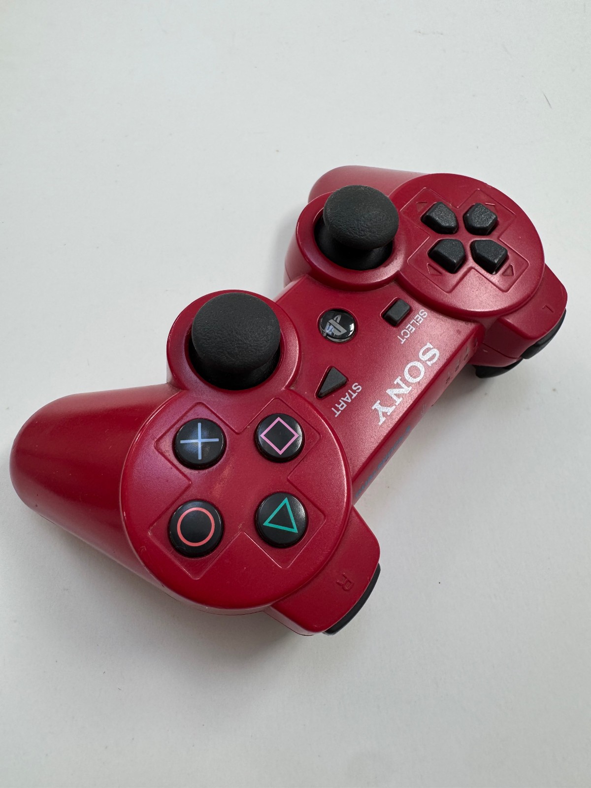 Sony PlayStation 3 PS3 Dualshock 3 Controller Red – Gently Used