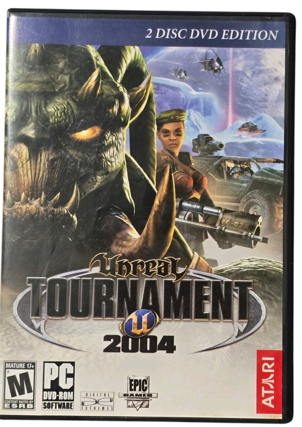 Atari Unreal Tournament 2004 PC DVD-ROM 2-Disc Set Shooter M 2004