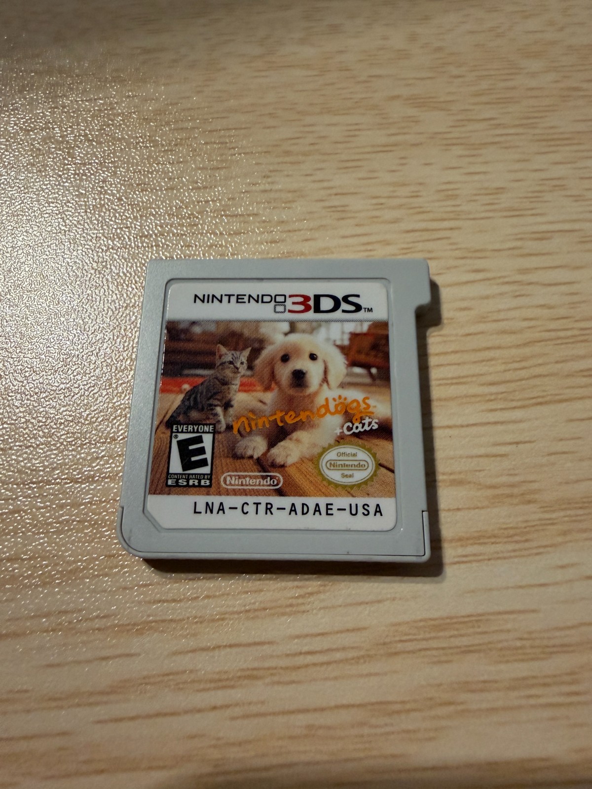 Nintendogs + Cats: Golden Retriever & New Friends (Nintendo 3DS, 2011) tested
