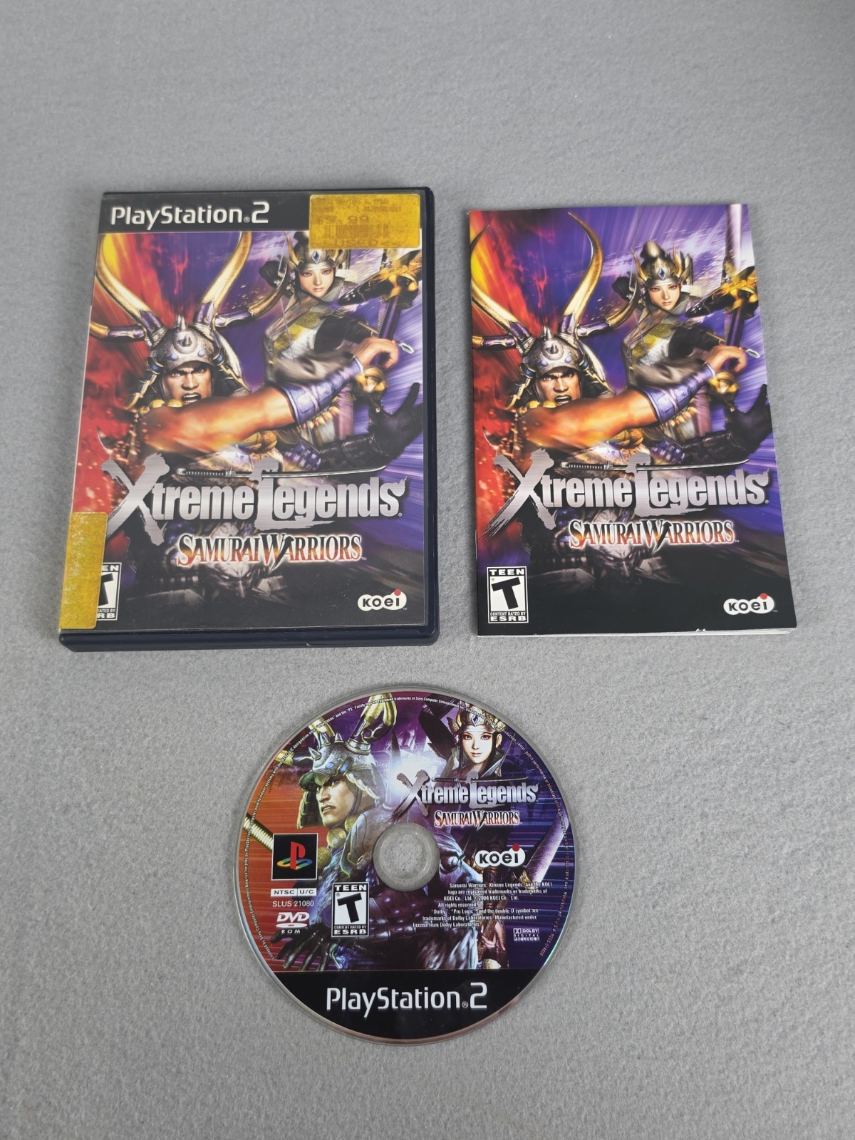 Samurai Warriors: Xtreme Legends (Sony PlayStation 2 PS2) w/ Manual