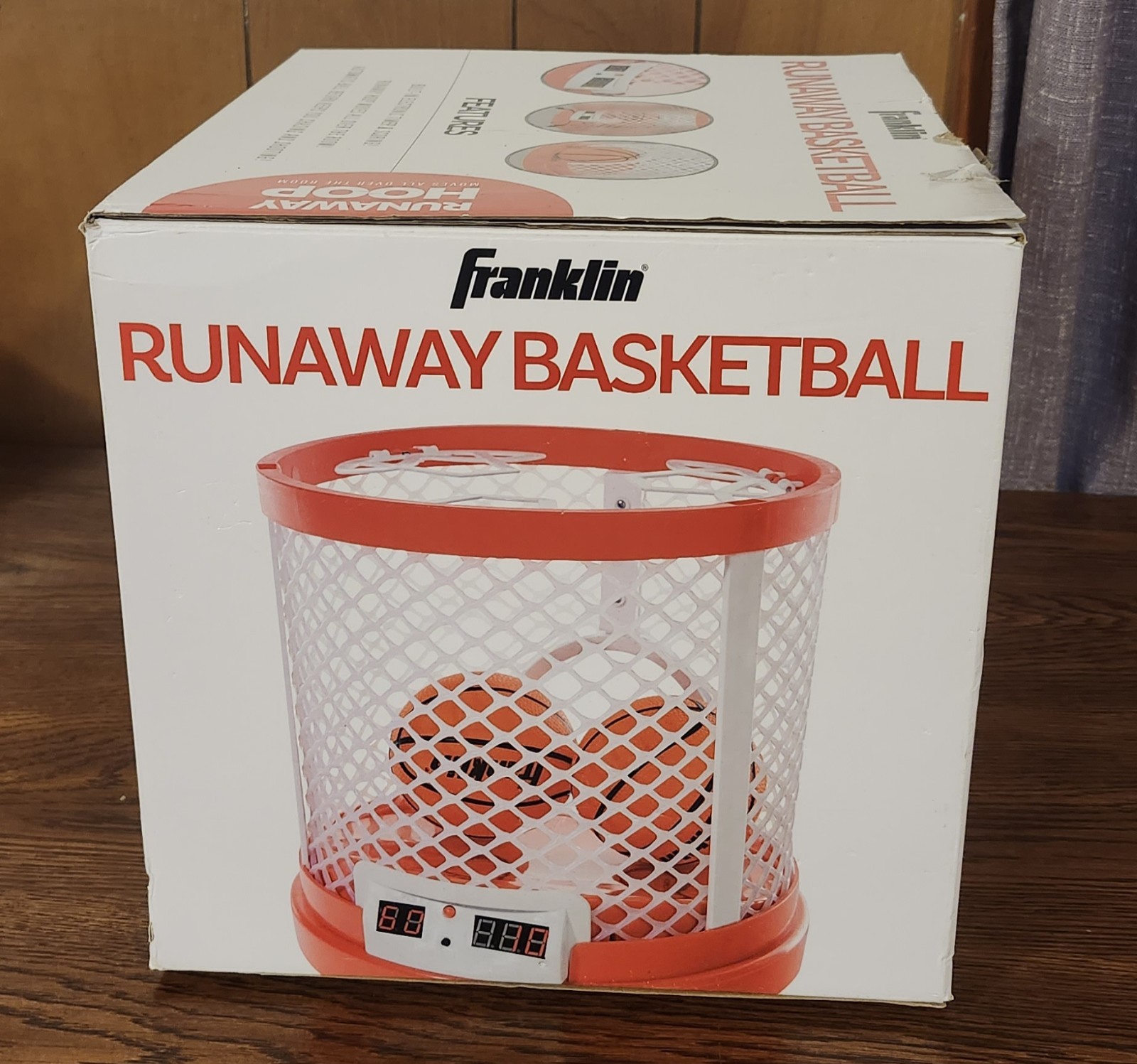 Rare Runaway Basketball Franklin Moving Basketball Hoop At Home Game Open Box