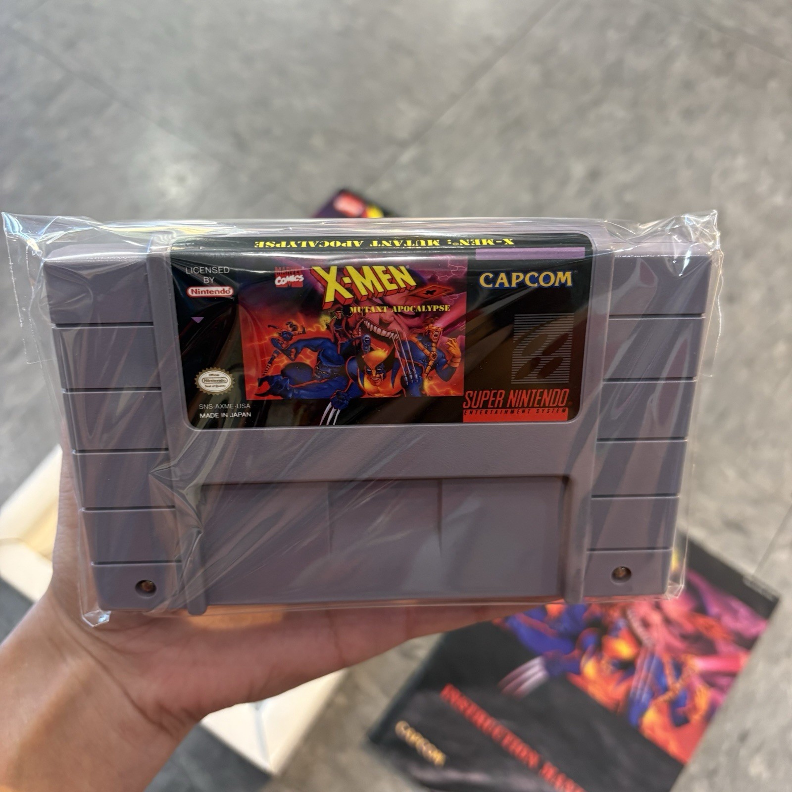 X-Men: Mutant Apocalypse Super Nintendo SNES in Box with Manual CIB