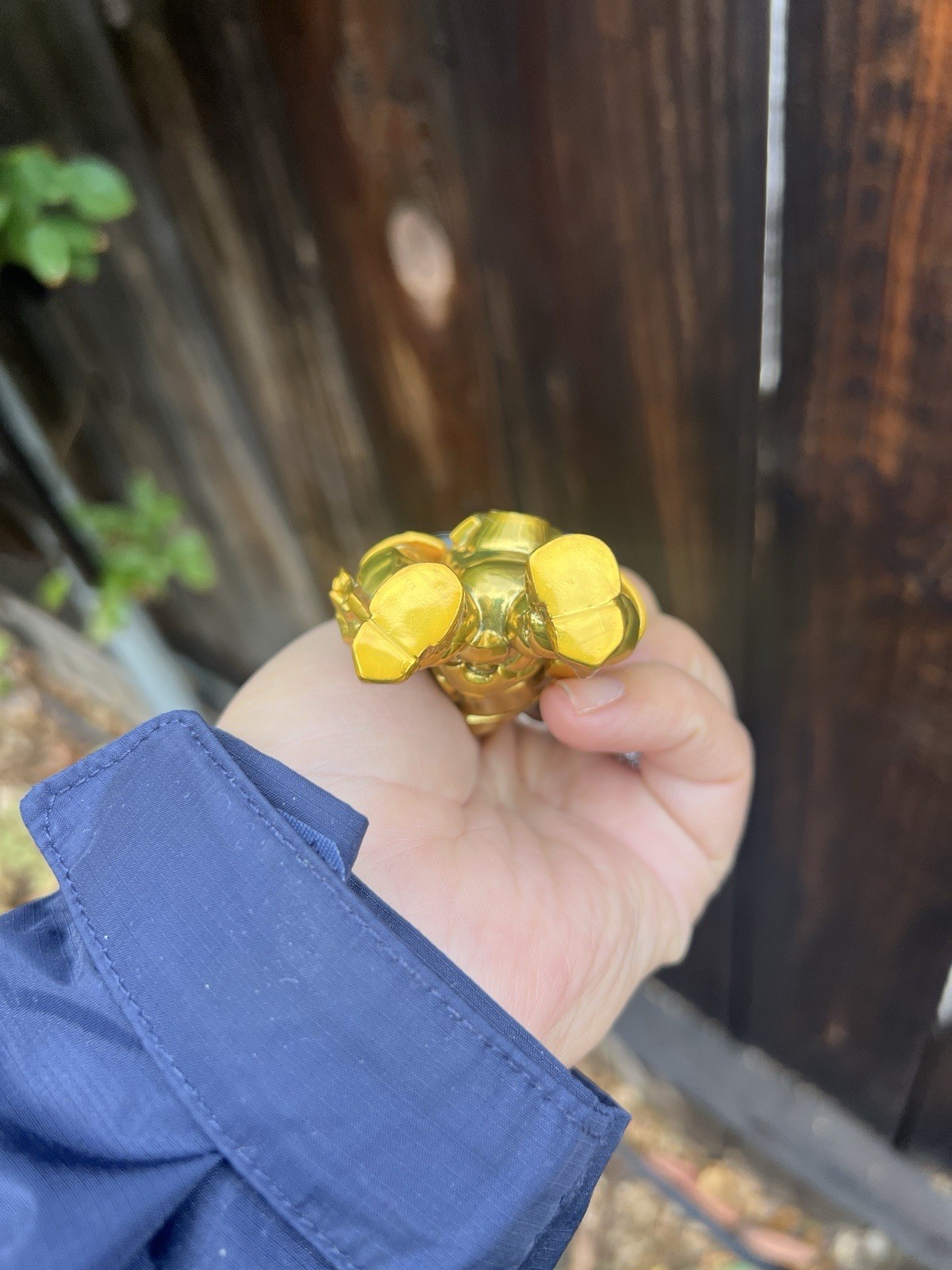 Overwatch Reinhardt Gold Backpack Hanger Keychain Clip