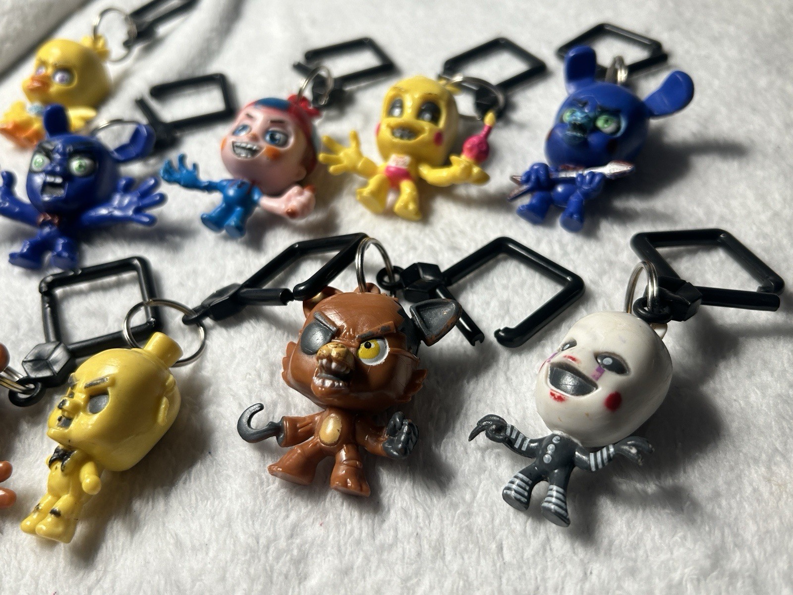 Five Nights At Freddy’s Keychain Backpack Hangers Unbranded Lot of 10