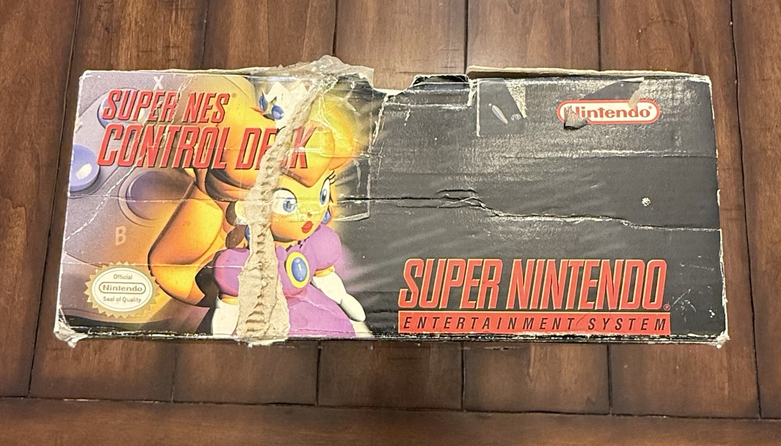 Super NES Control Deck SNES Jr. Console – CIB – No Manuals