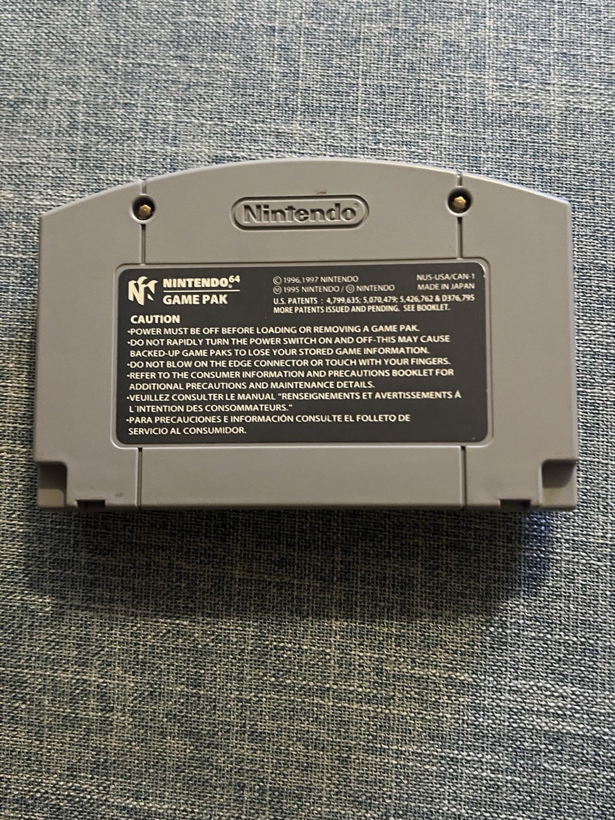 Super Mash Bros. (Nintendo 64 N64) Brothers Authentic Tested Works! Very Clean!