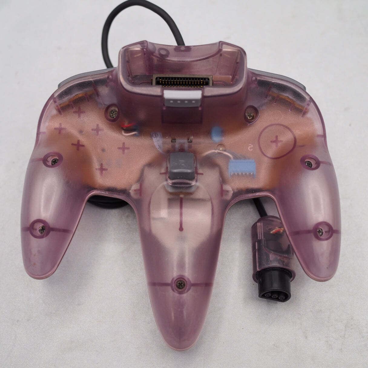 Nintendo 64 Controller only NUS-005 Clear Purple Official N64 Tested Working
