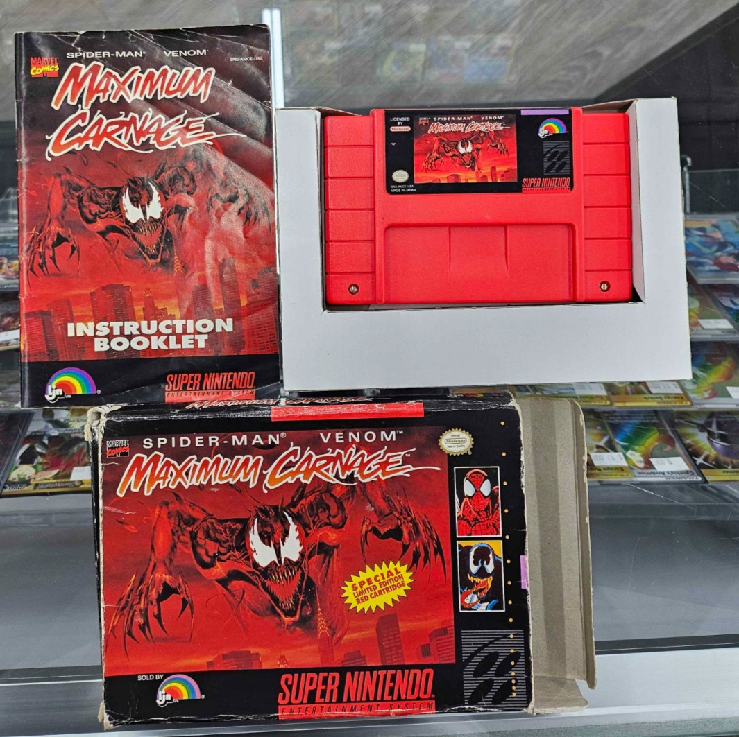 Maximum Carnage (Super Nintendo Entertainment System) – Complete/CIB – AUTHENTIC