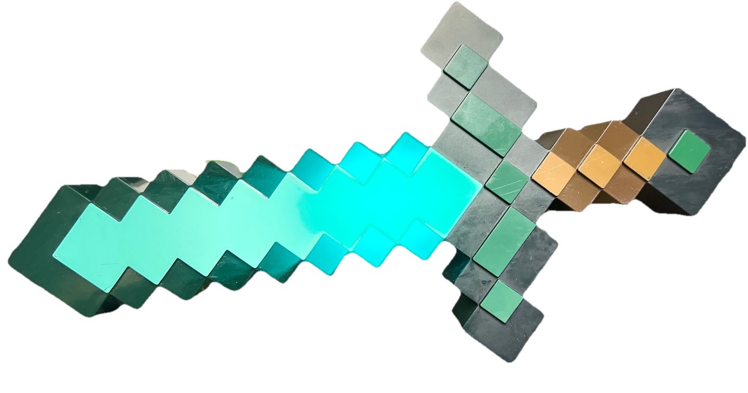 Minecraft 16″ Diamond Sword Light – USB Powered