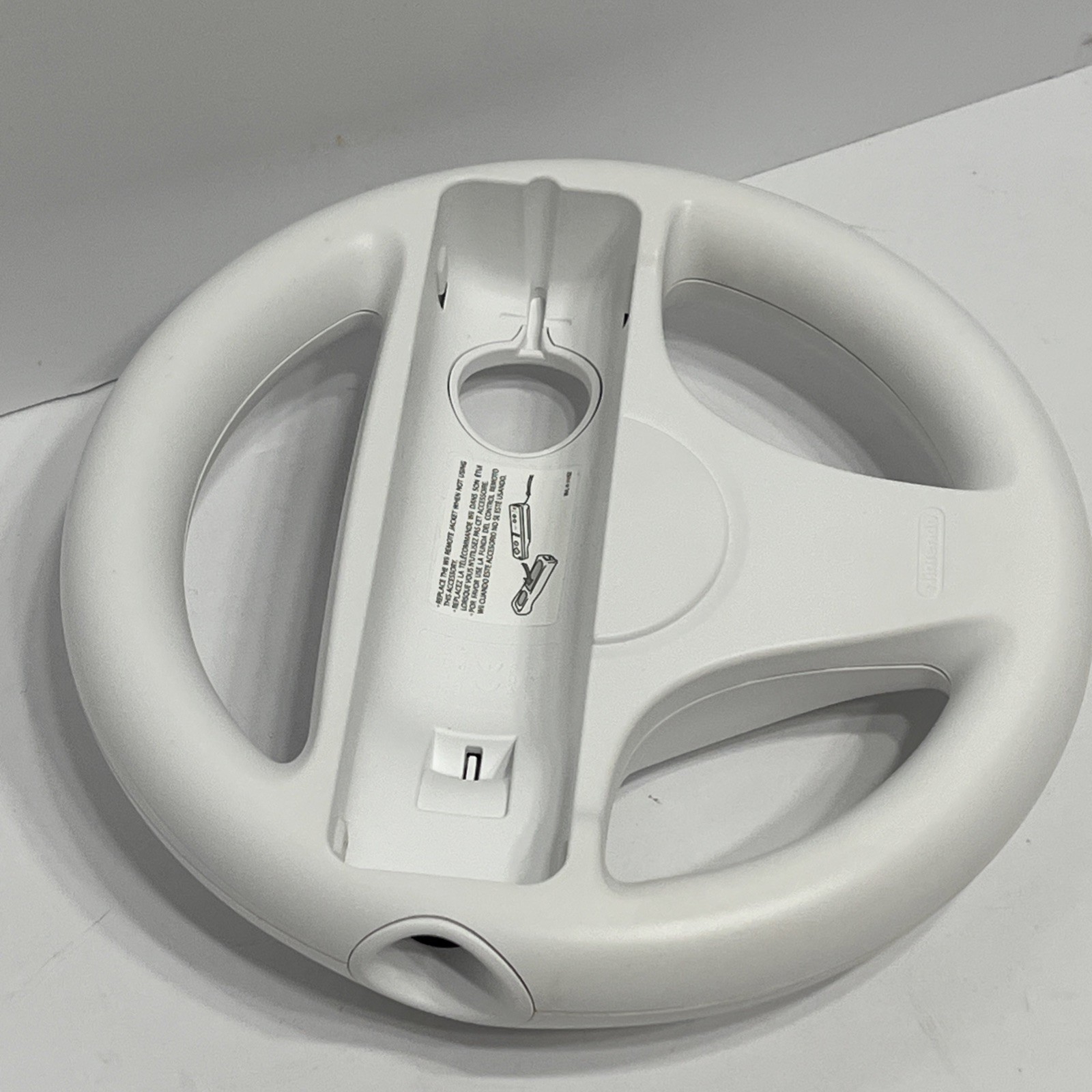 Official Nintendo White Wii Wheel Wii Remote Controller not included – Open BOX