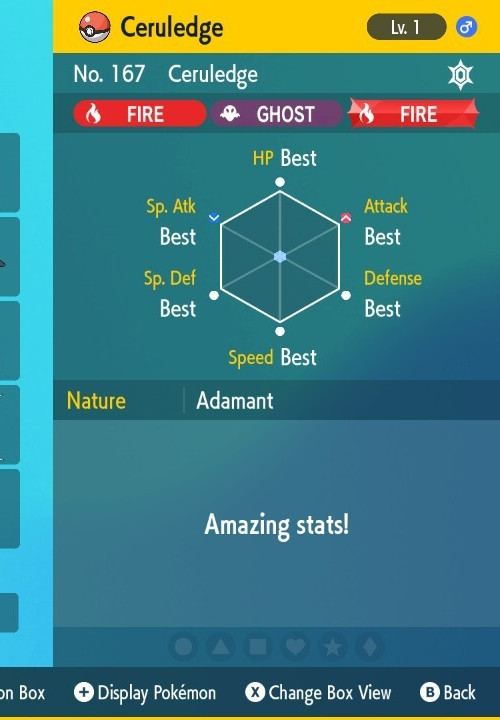 Non-Shiny Ceruledge & Armarouge 6IV Bundle Regular Pokemon Scarlet Violet SV